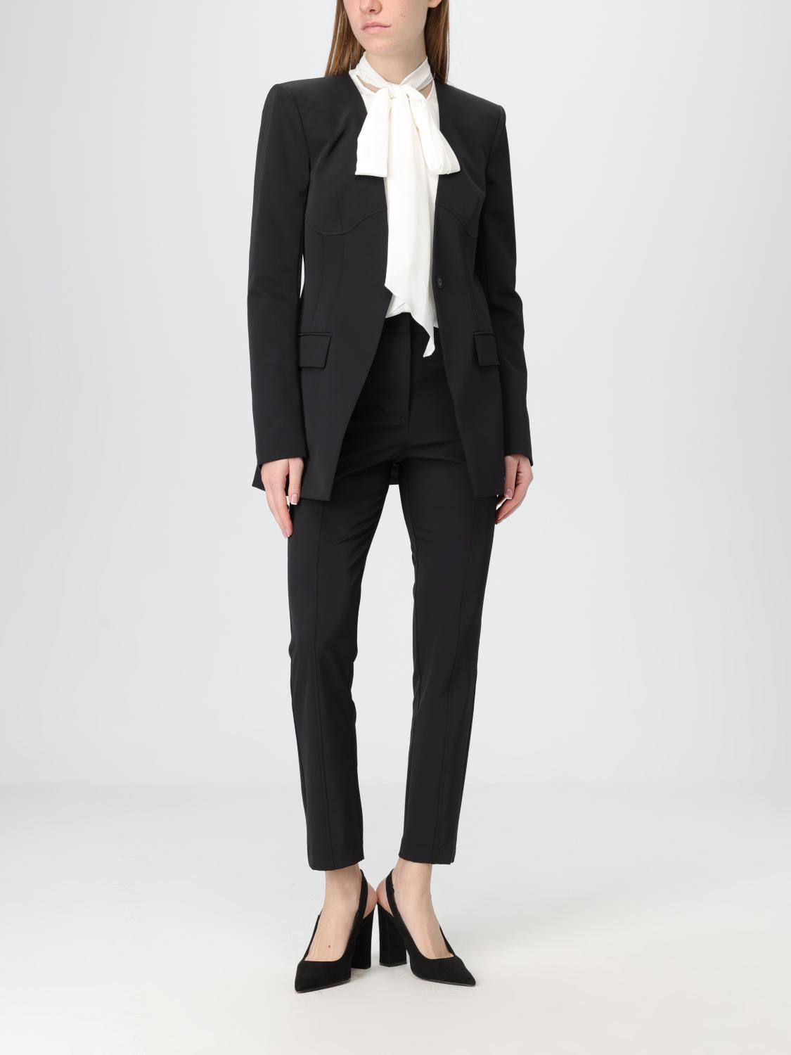 PATRIZIA PEPE BLAZER: Blazer Patrizia Pepe in crêpe , Nero - Img 2