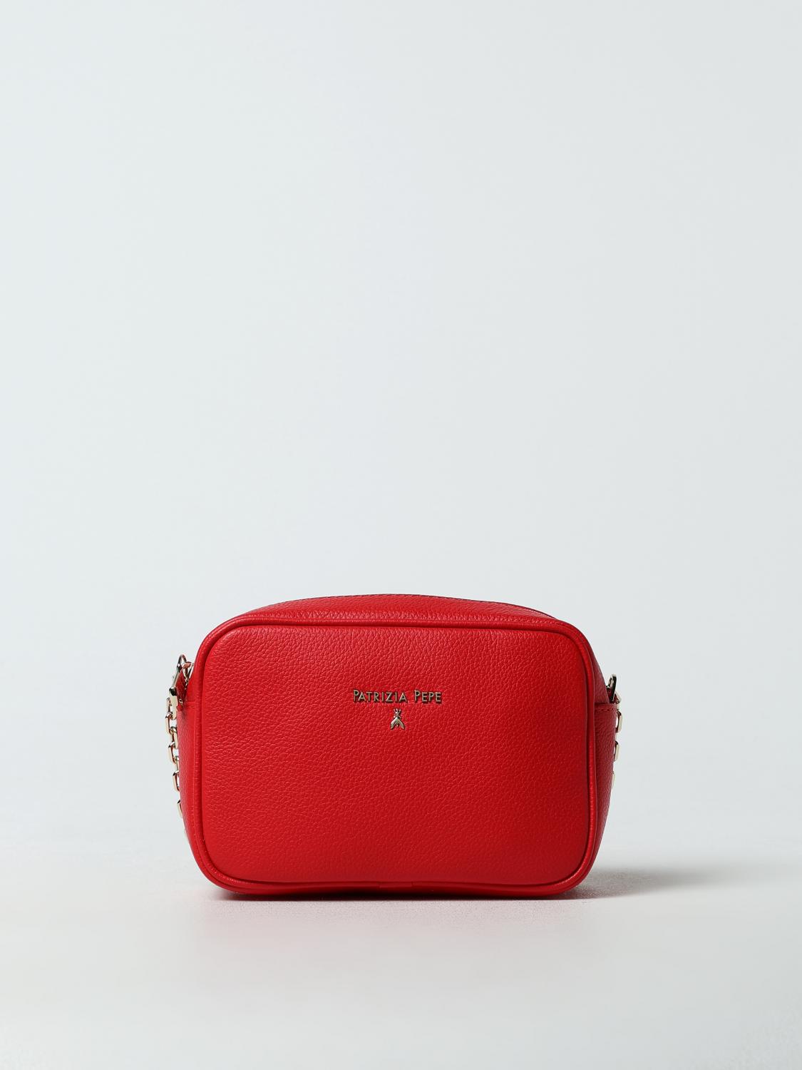 PATRIZIA PEPE MINI BAG: Shoulder bag woman Patrizia Pepe, Red - Img 1