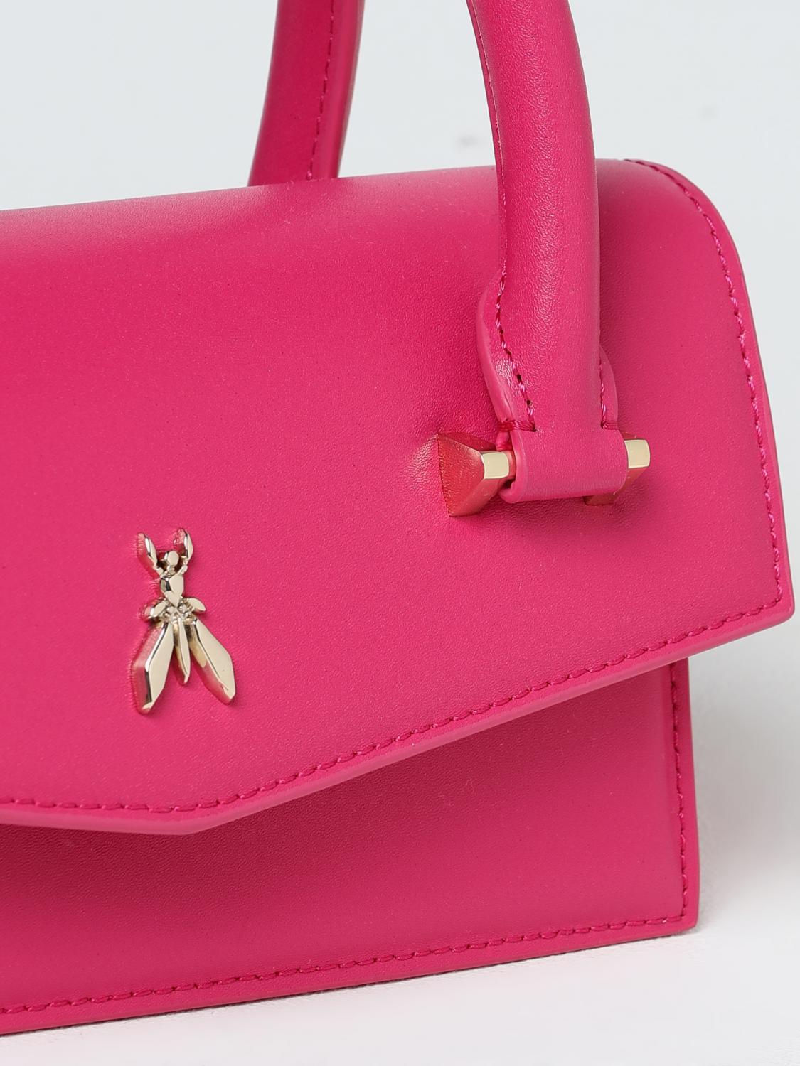 PATRIZIA PEPE BORSA MINI: Borsa Fly Bamby Patrizia Pepe in pelle , Fuxia - Img 3