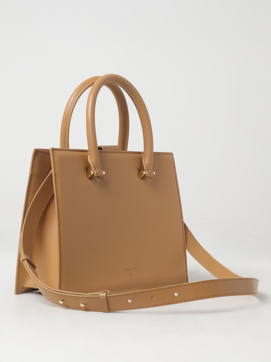 PATRIZIA PEPE TOTE BAGS: Shoulder bag woman Patrizia Pepe, Beige - Img 2