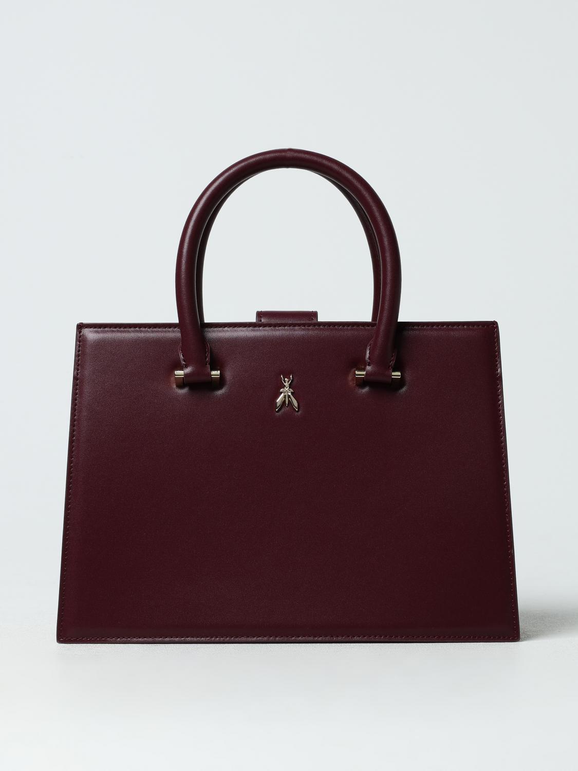 PATRIZIA PEPE TOTE BAGS: Shoulder bag woman Patrizia Pepe, Plum - Img 1