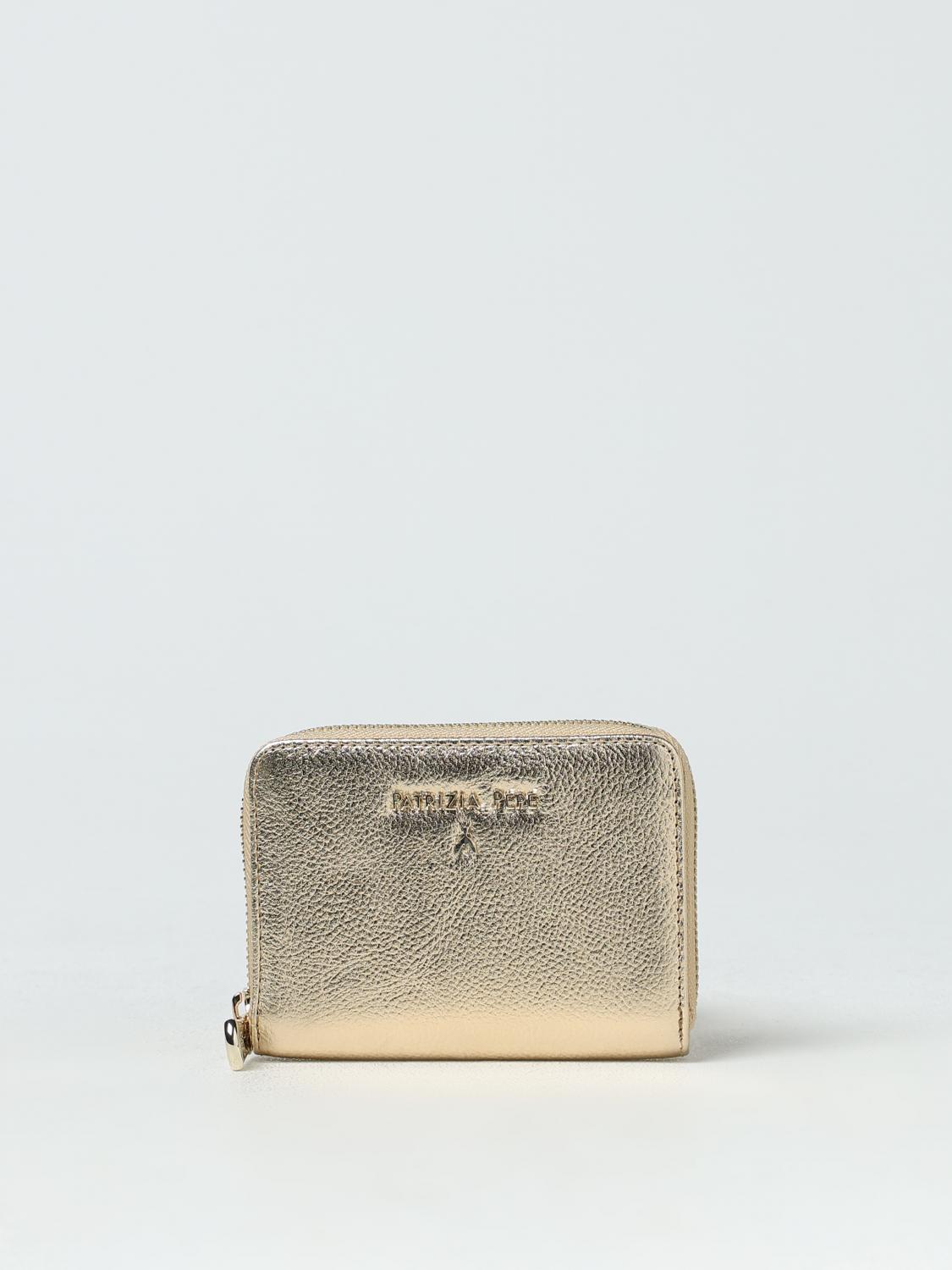 PATRIZIA PEPE WALLET: Wallet woman Patrizia Pepe, Gold - Img 1