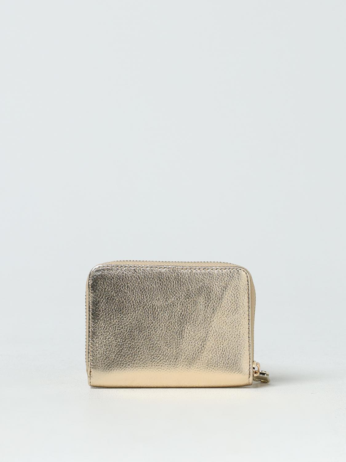 PATRIZIA PEPE WALLET: Wallet woman Patrizia Pepe, Gold - Img 3