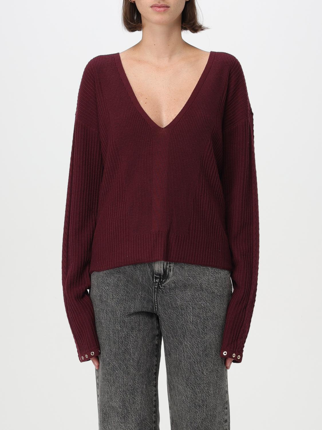 PATRIZIA PEPE SWEATER: Sweater woman Patrizia Pepe, Plum - Img 1