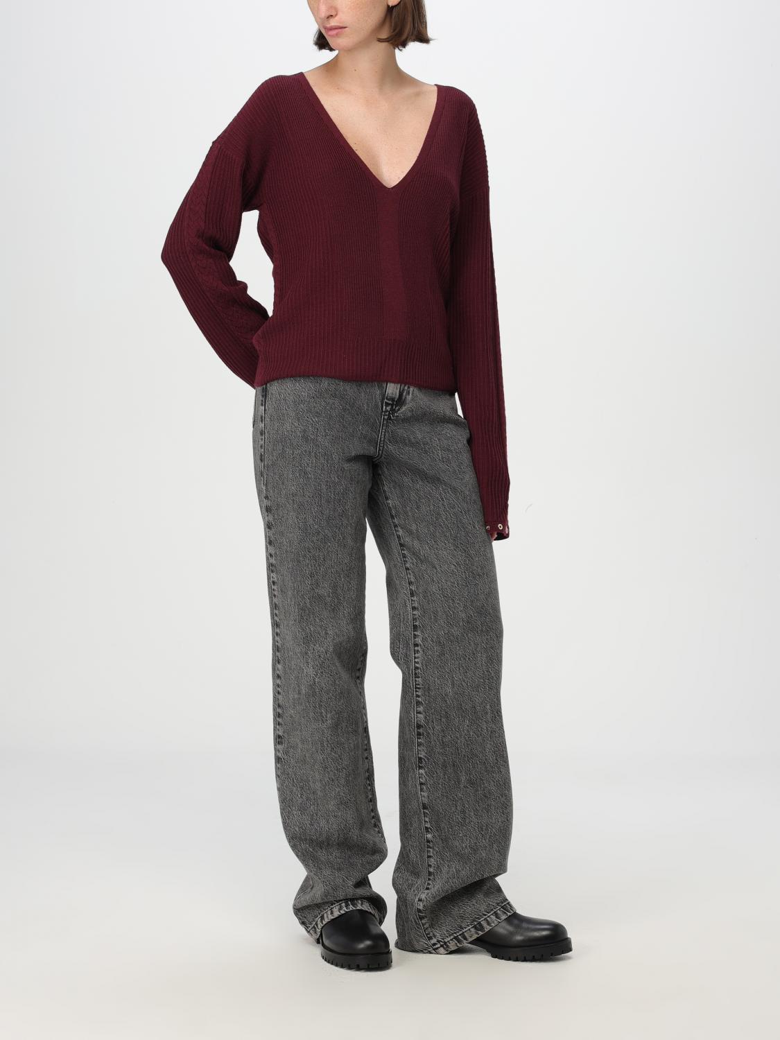 PATRIZIA PEPE SWEATER: Sweater woman Patrizia Pepe, Plum - Img 2