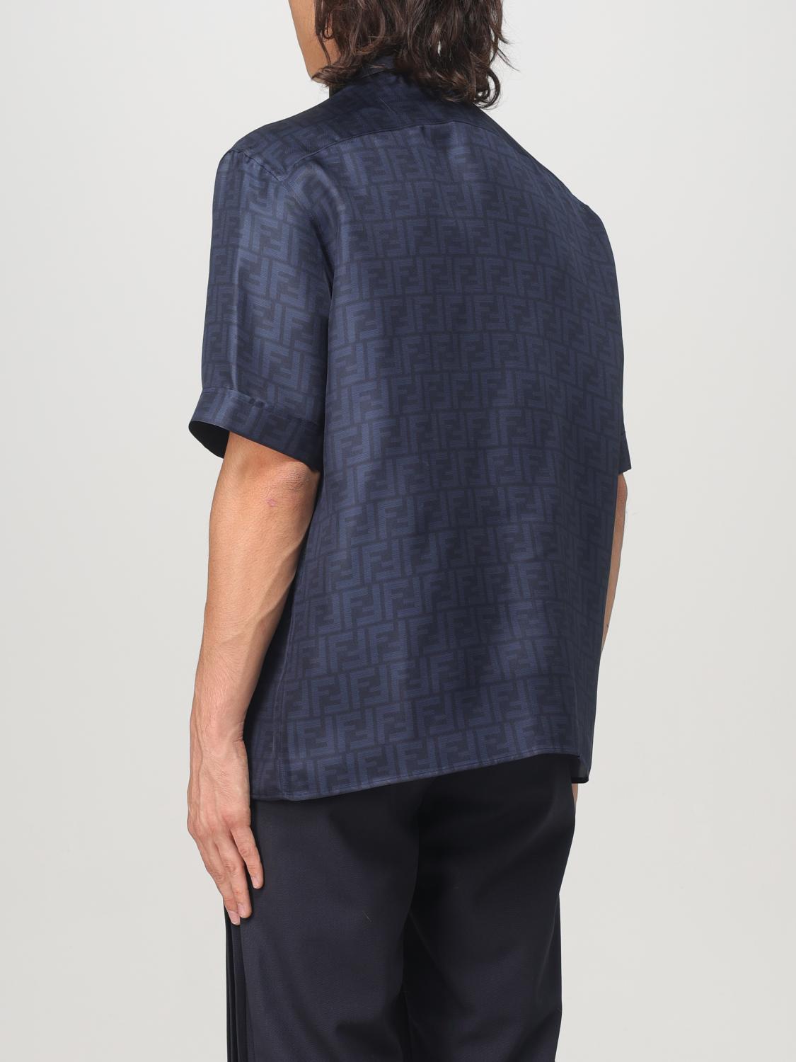 FENDI SHIRT: Shirt men Fendi, Blue - Img 3