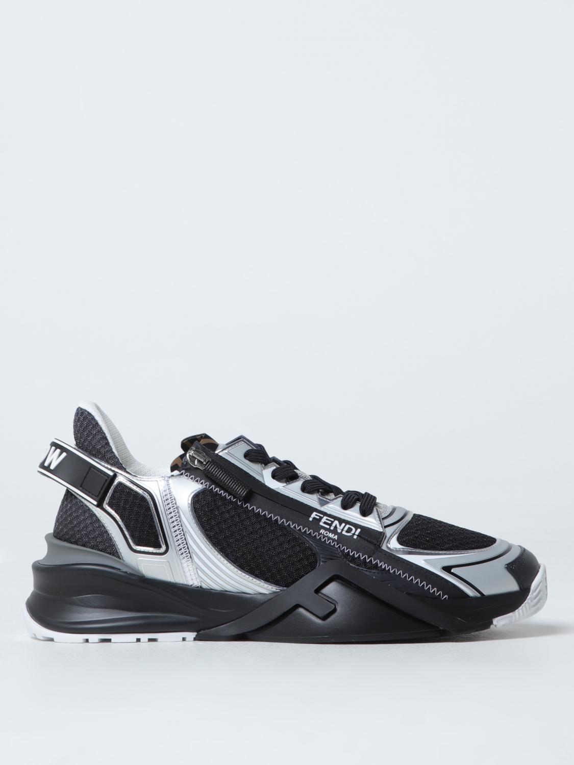 FENDI SNEAKERS: Sneakers men Fendi, Silver - Img 1