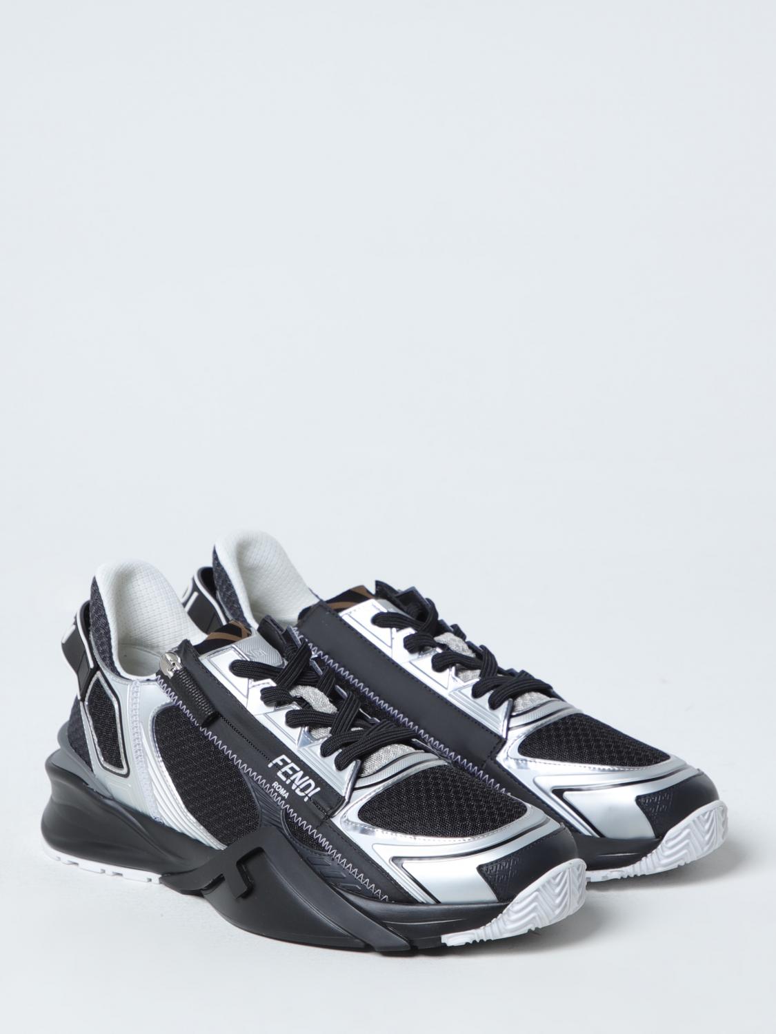 FENDI SNEAKERS: Sneakers men Fendi, Silver - Img 2