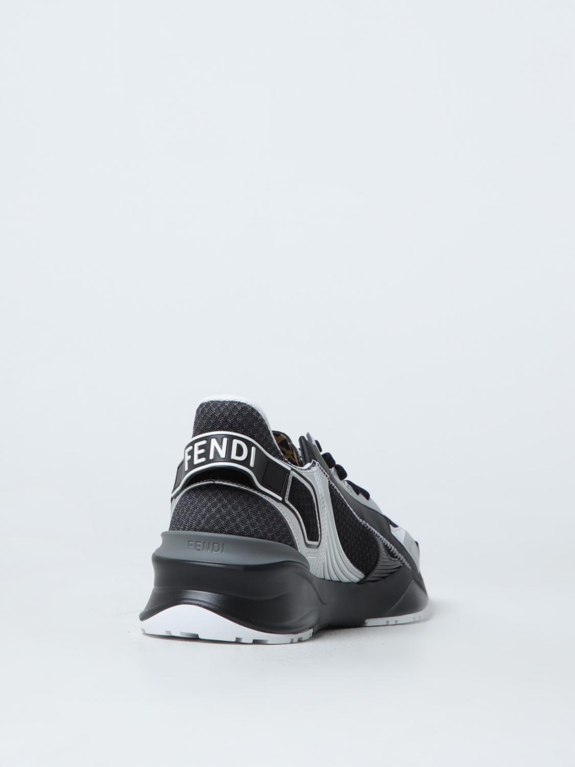 FENDI SNEAKERS: Sneakers men Fendi, Silver - Img 3