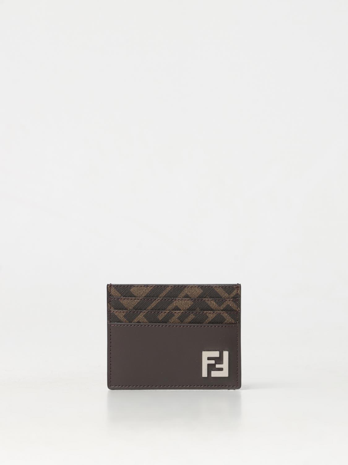 FENDI PORTEFEUILLE: Portefeuille homme Fendi, Marron - Img 1