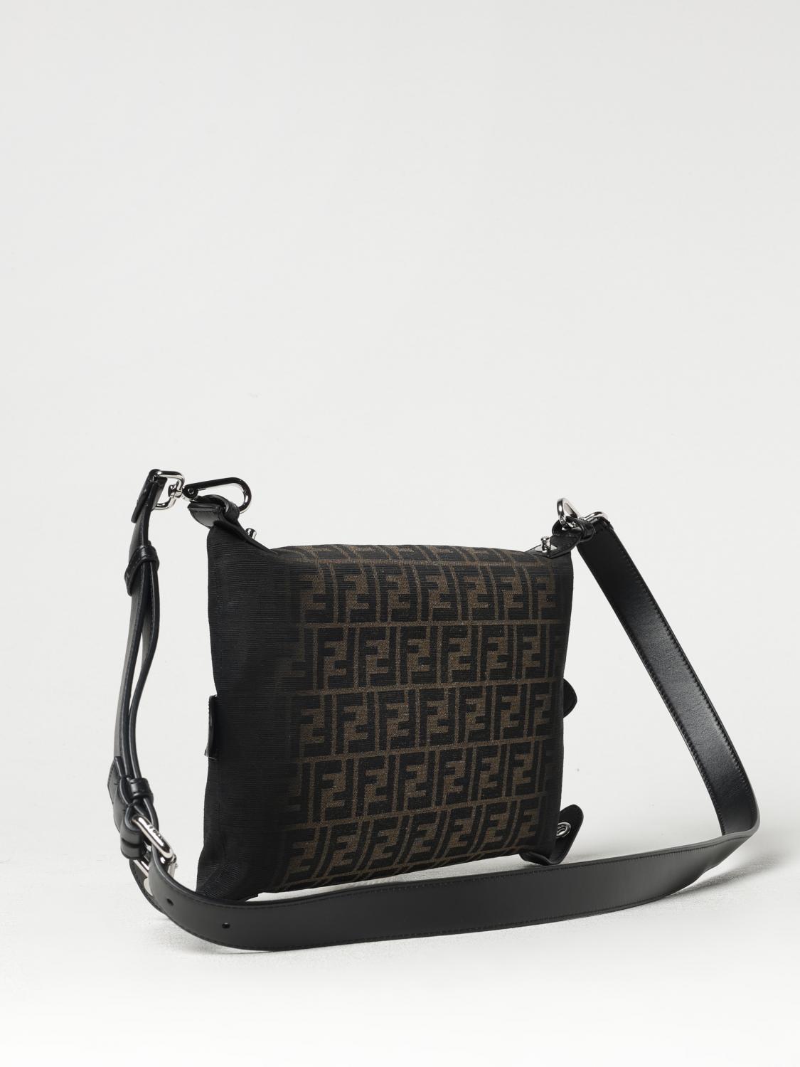 FENDI BORSA A TRACOLLA: 手袋 男士 Fendi, 棕色 - Img 7