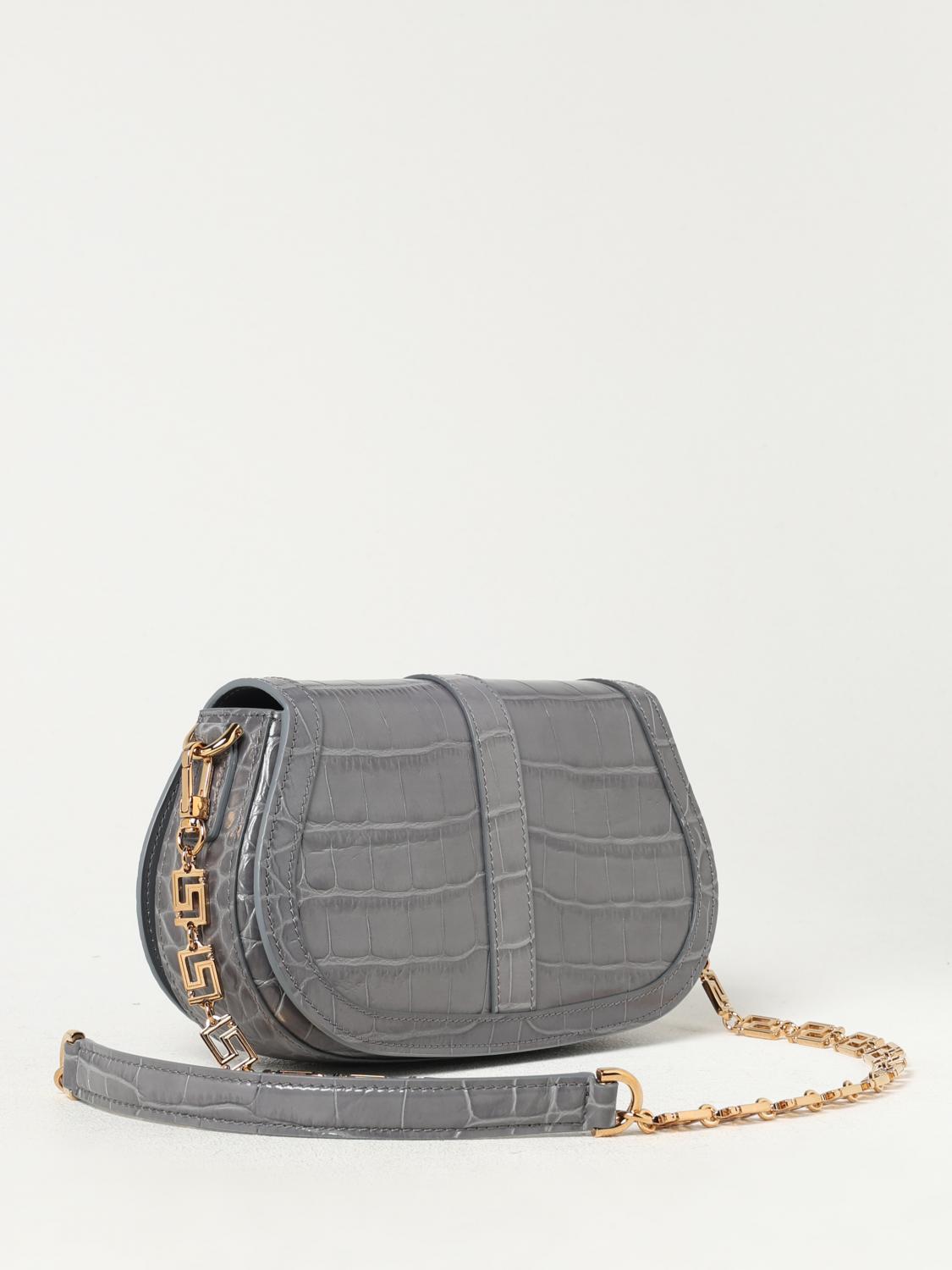 VERSACE SHOULDER BAG: Shoulder bag woman Versace, Grey - Img 3