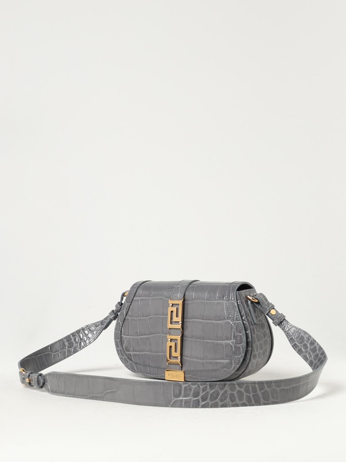 VERSACE SHOULDER BAG: Shoulder bag woman Versace, Grey - Img 4