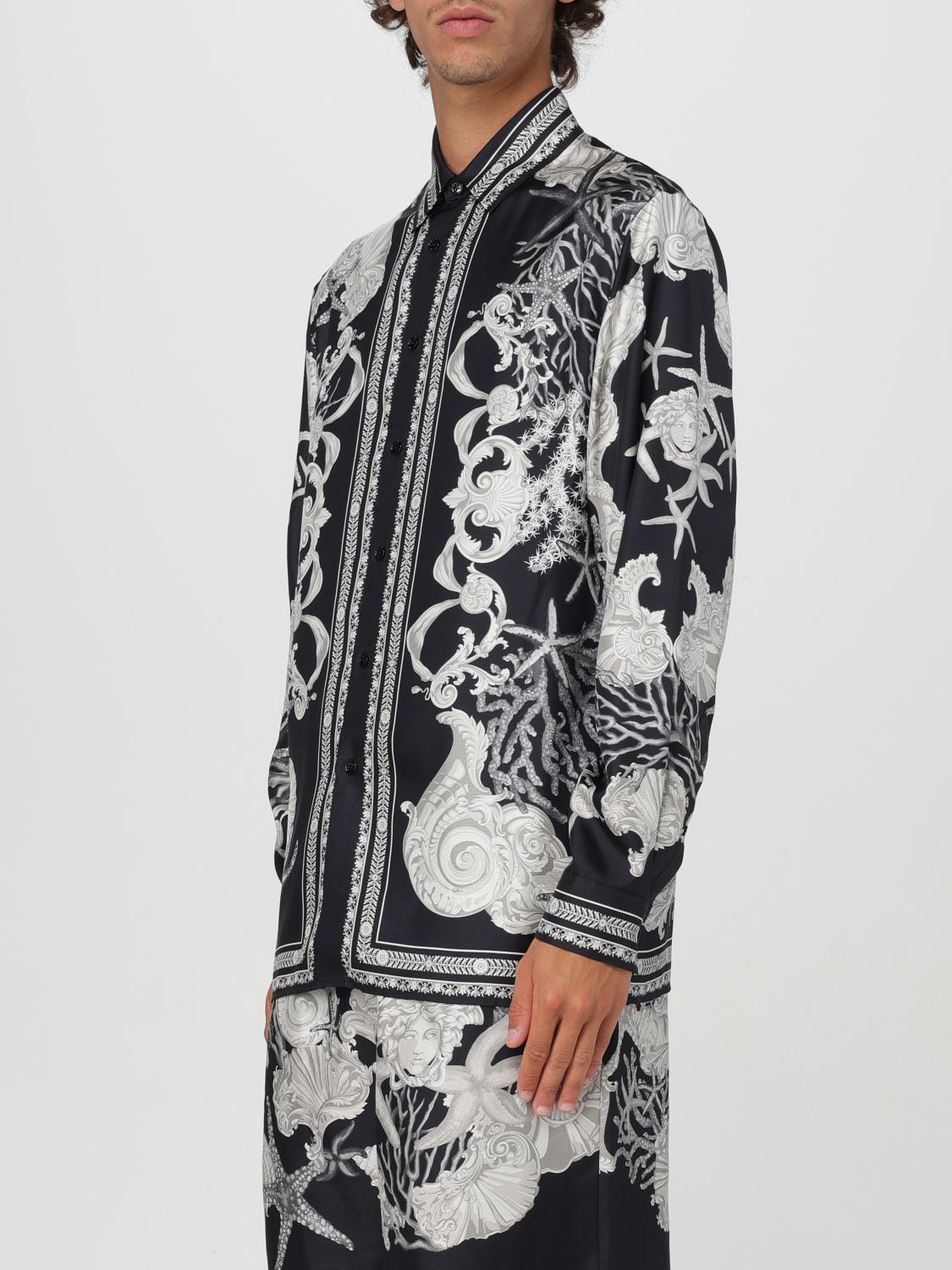 Versace Shirt men - Black | 10121411A11093 | GIGLIO.COM