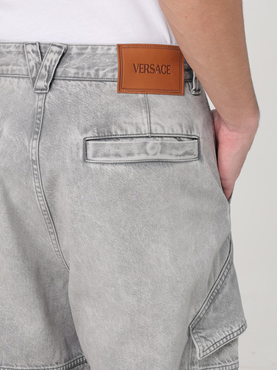 VERSACE JEANS: Jeans men Versace, Grey - Img 5