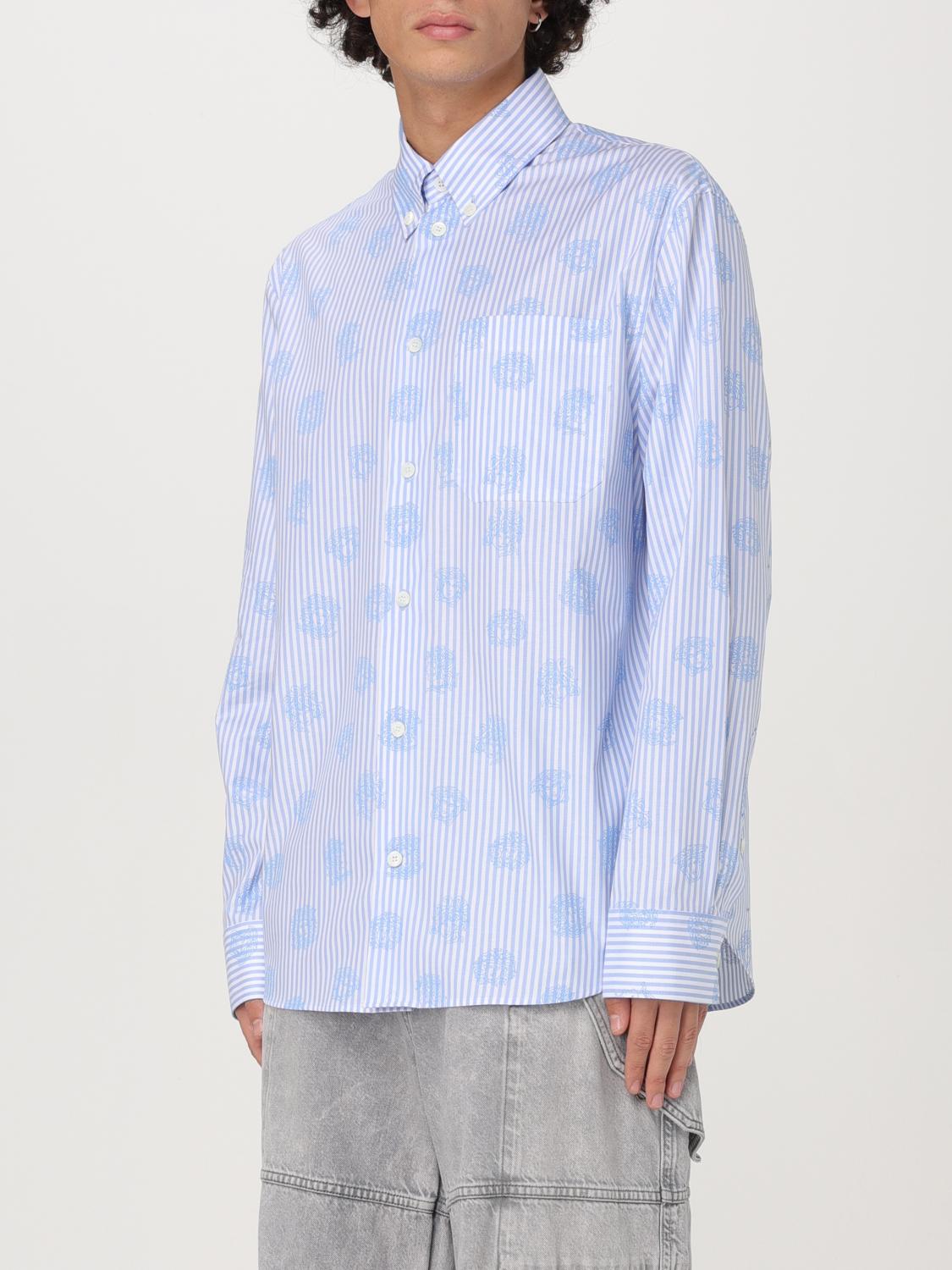 VERSACE SHIRT: Shirt men Versace, Gnawed Blue - Img 4