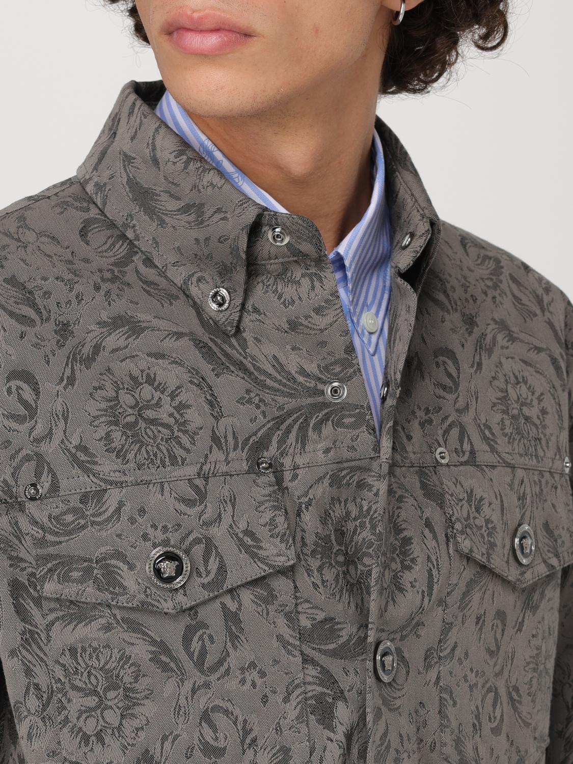 VERSACE JACKET: Jacket men Versace, Grey - Img 5