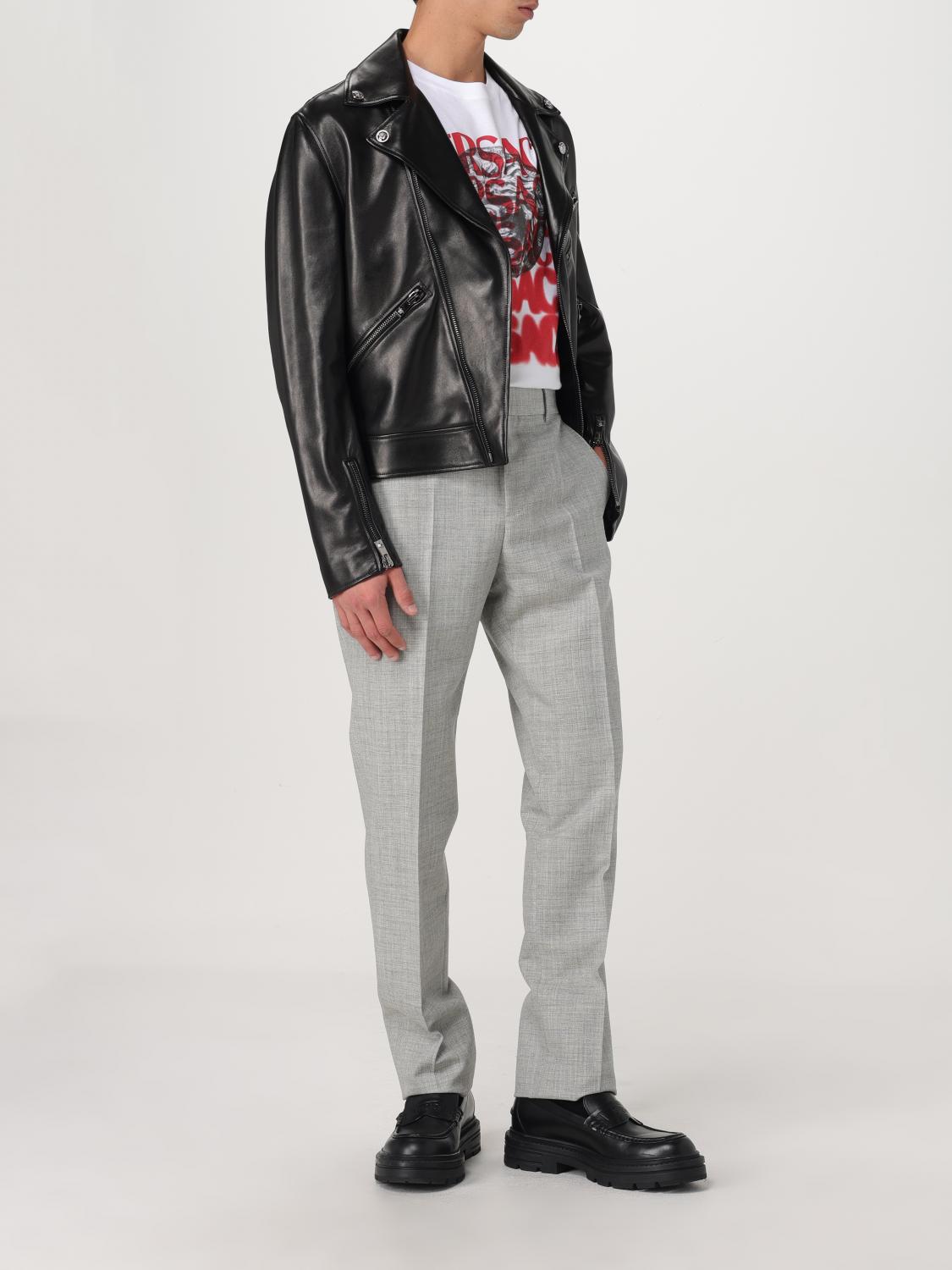 VERSACE PANTS: Pants men Versace, Grey - Img 2