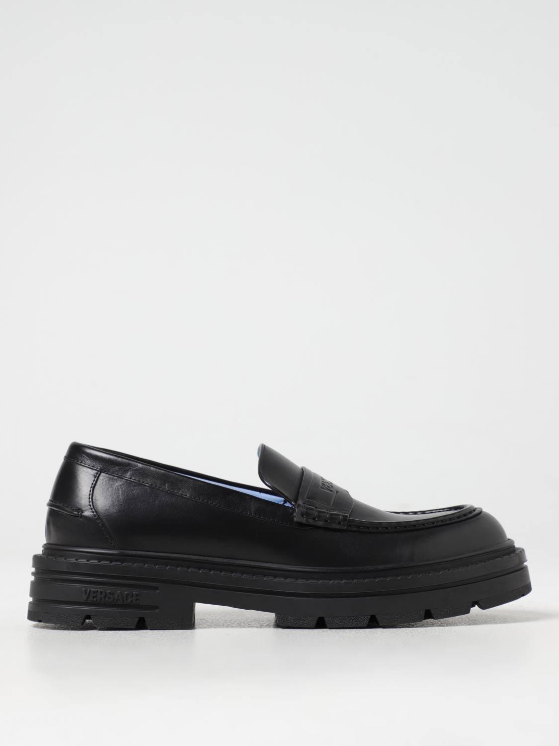 VERSACE MOCASINES: Zapatos hombre Versace, Negro - Img 1