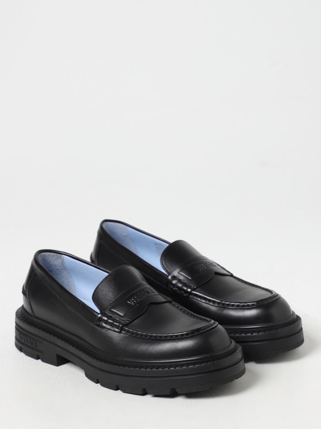 VERSACE MOCASINES: Zapatos hombre Versace, Negro - Img 2