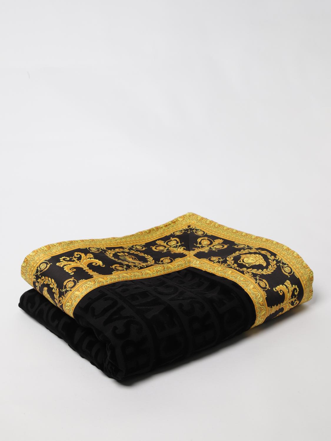 VERSACE HOME BATH AND BEACH TOWELS: Bath and beach towels lifestyle Versace Home, Черный - Img 1