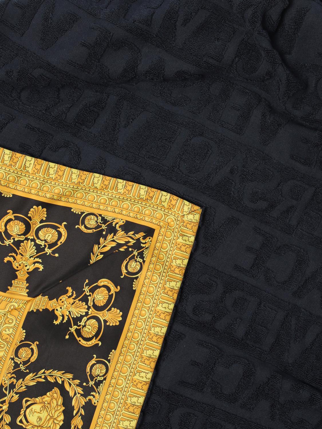 VERSACE HOME BATH AND BEACH TOWELS: Bath and beach towels lifestyle Versace Home, Синий - Img 3