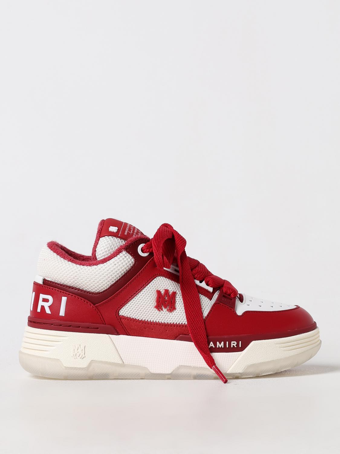 AMIRI SNEAKERS: Sneakers MA-1 Amiri in pelle e mesh , Rosso - Img 1