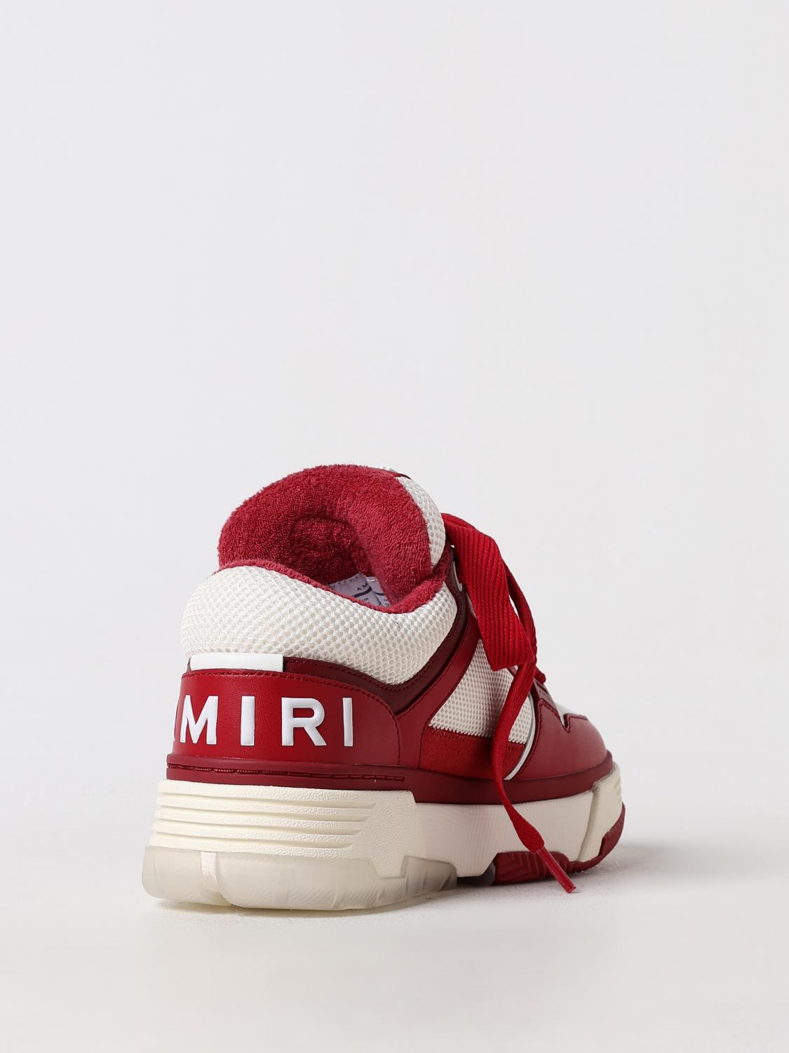 AMIRI SNEAKERS: Sneakers MA-1 Amiri in pelle e mesh , Rosso - Img 3