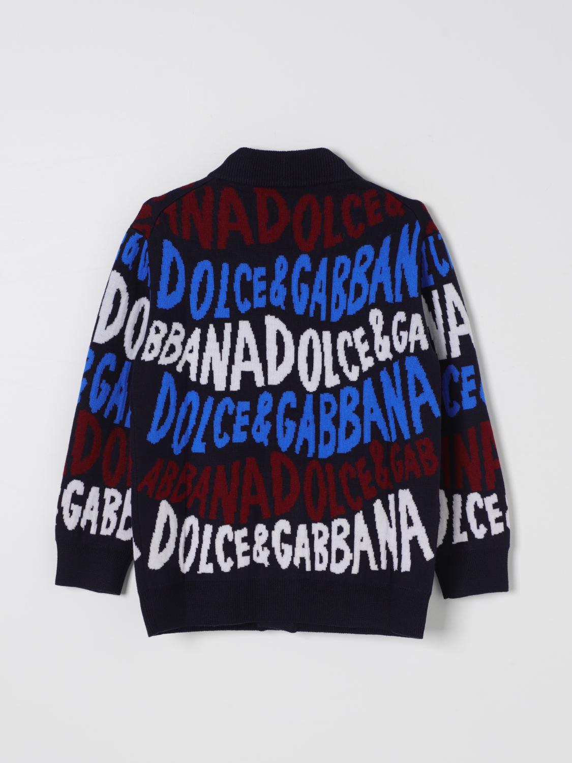 DOLCE & GABBANA MAGLIA: Cardigan a v Dolce & Gabbana, Blue - Img 2