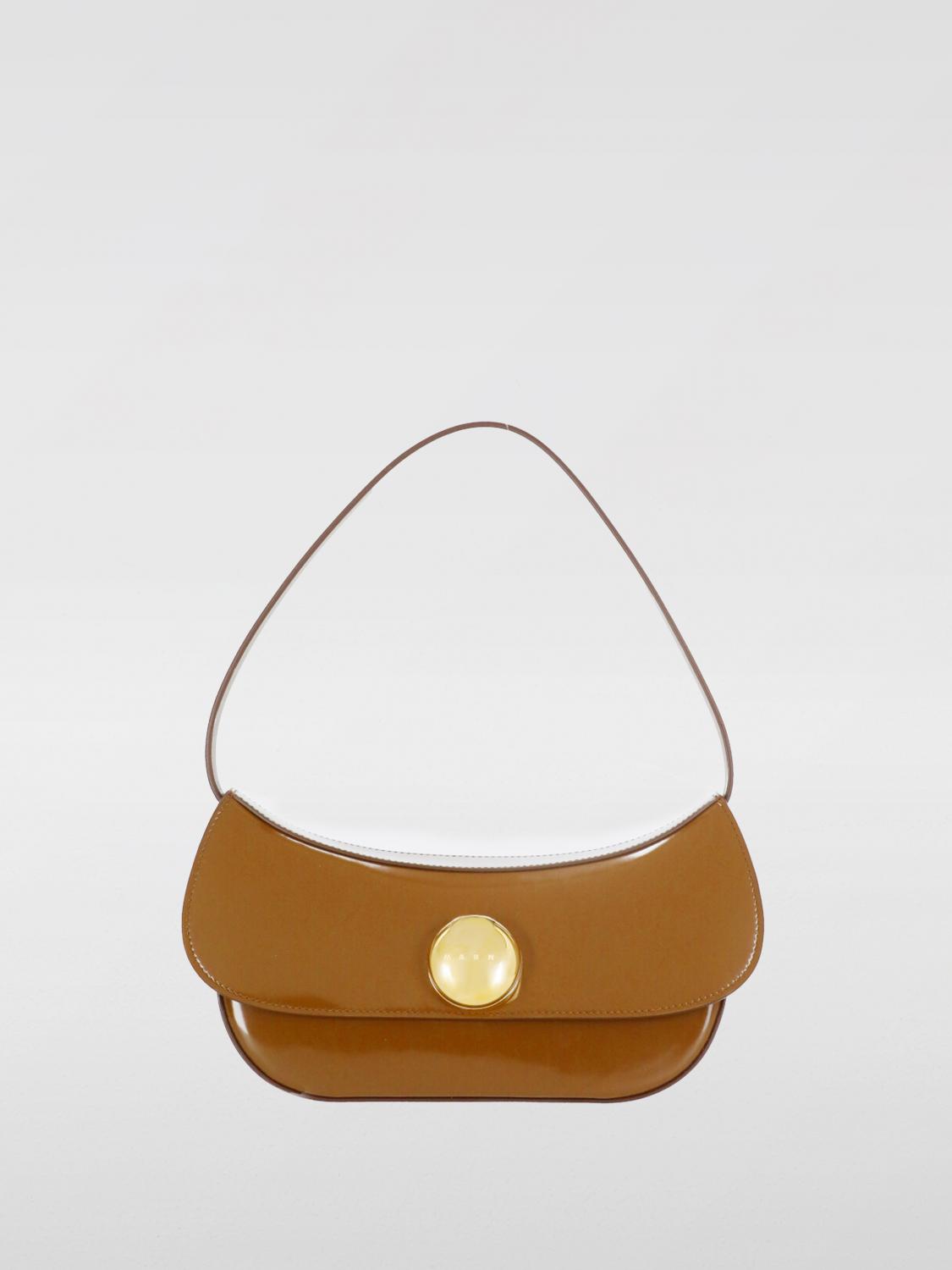 MARNI SHOULDER BAG: Shoulder bag woman Marni, Brown - Img 1