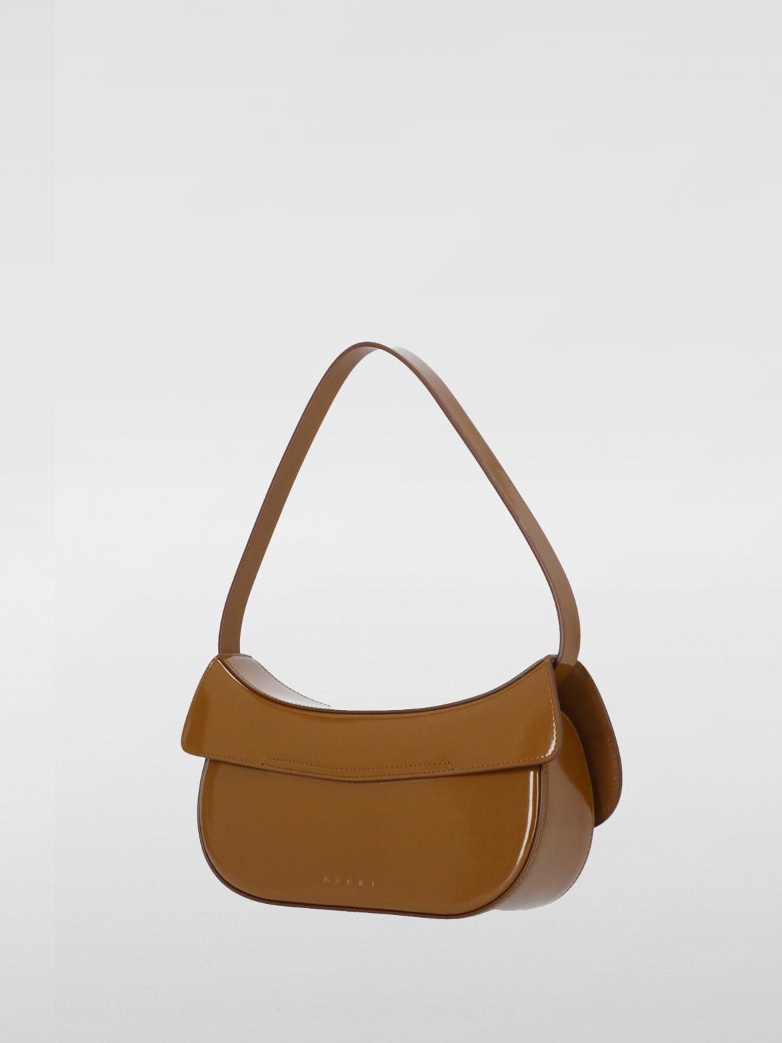 MARNI SHOULDER BAG: Shoulder bag woman Marni, Brown - Img 3