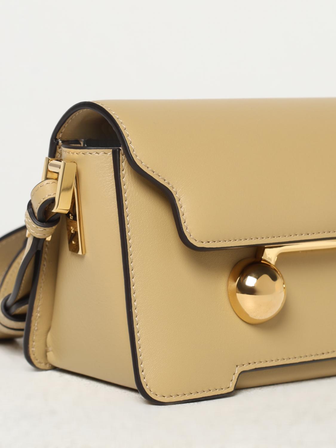 MARNI MINI BAG: Shoulder bag woman Marni, Beige - Img 4