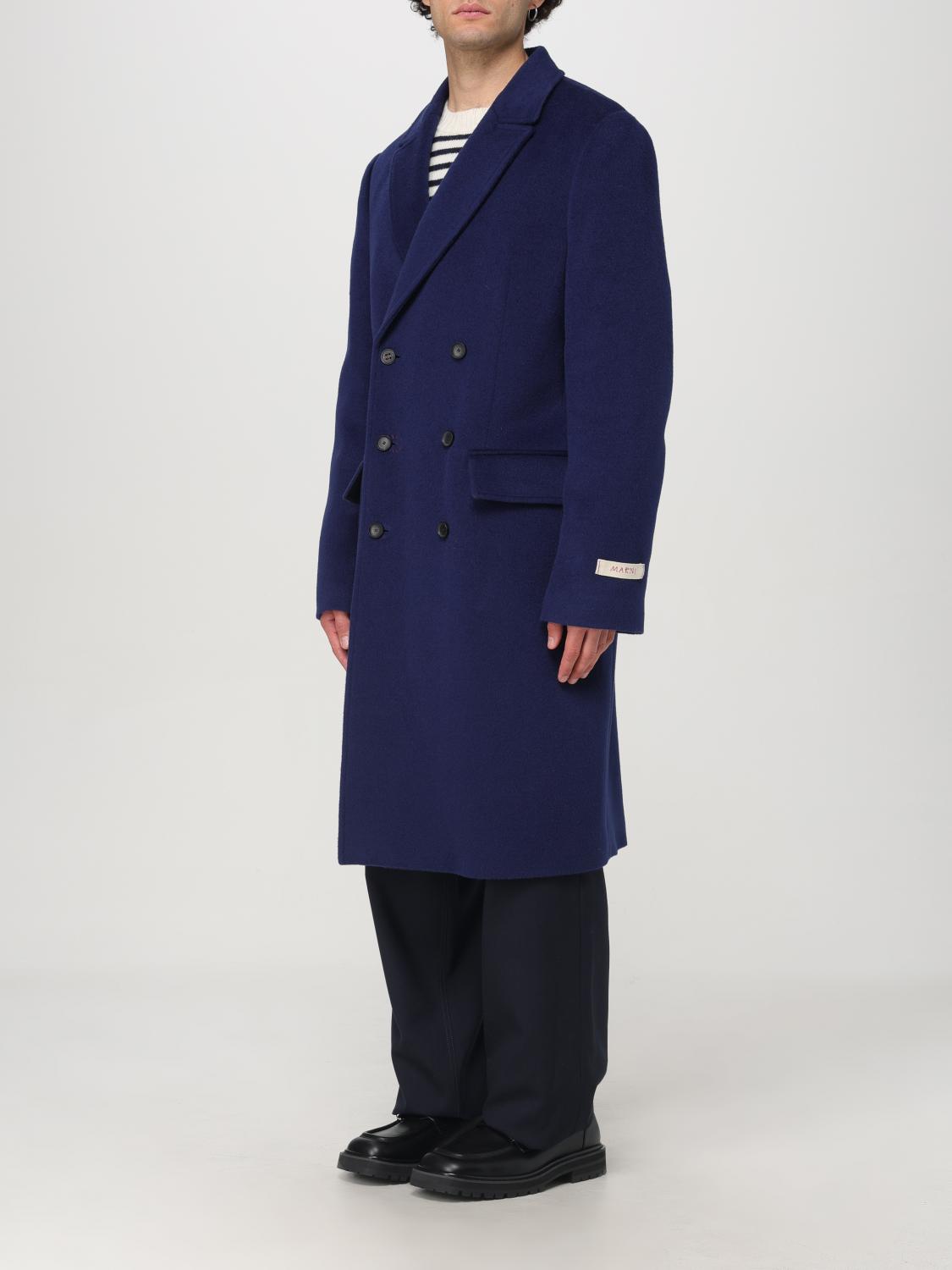 MARNI COAT: Coat men Marni, Sapphire - Img 3