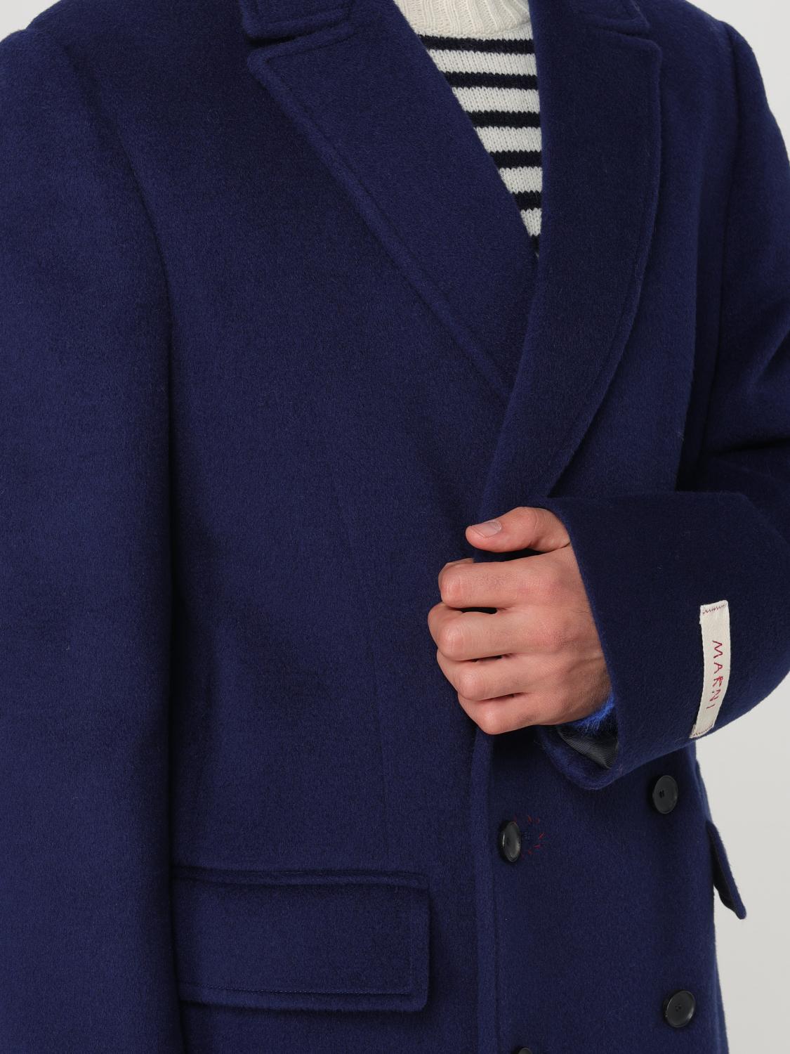 MARNI COAT: Coat men Marni, Sapphire - Img 4