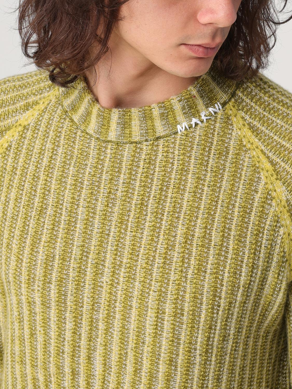 MARNI SWEATER: Sweater men Marni, Acid Green - Img 5