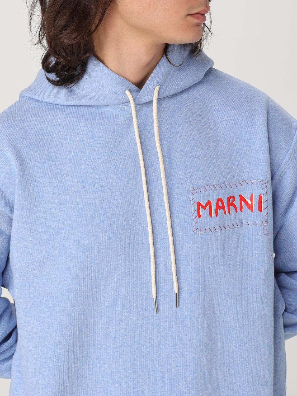 MARNI SWEATSHIRT: Sweatshirt men Marni, Gnawed Blue - Img 5