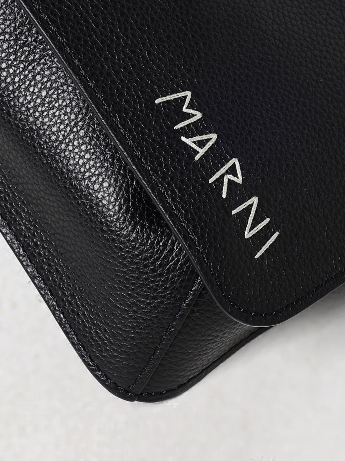 MARNI 숄더백: 가방 남성 Marni, 블랙 - Img 4