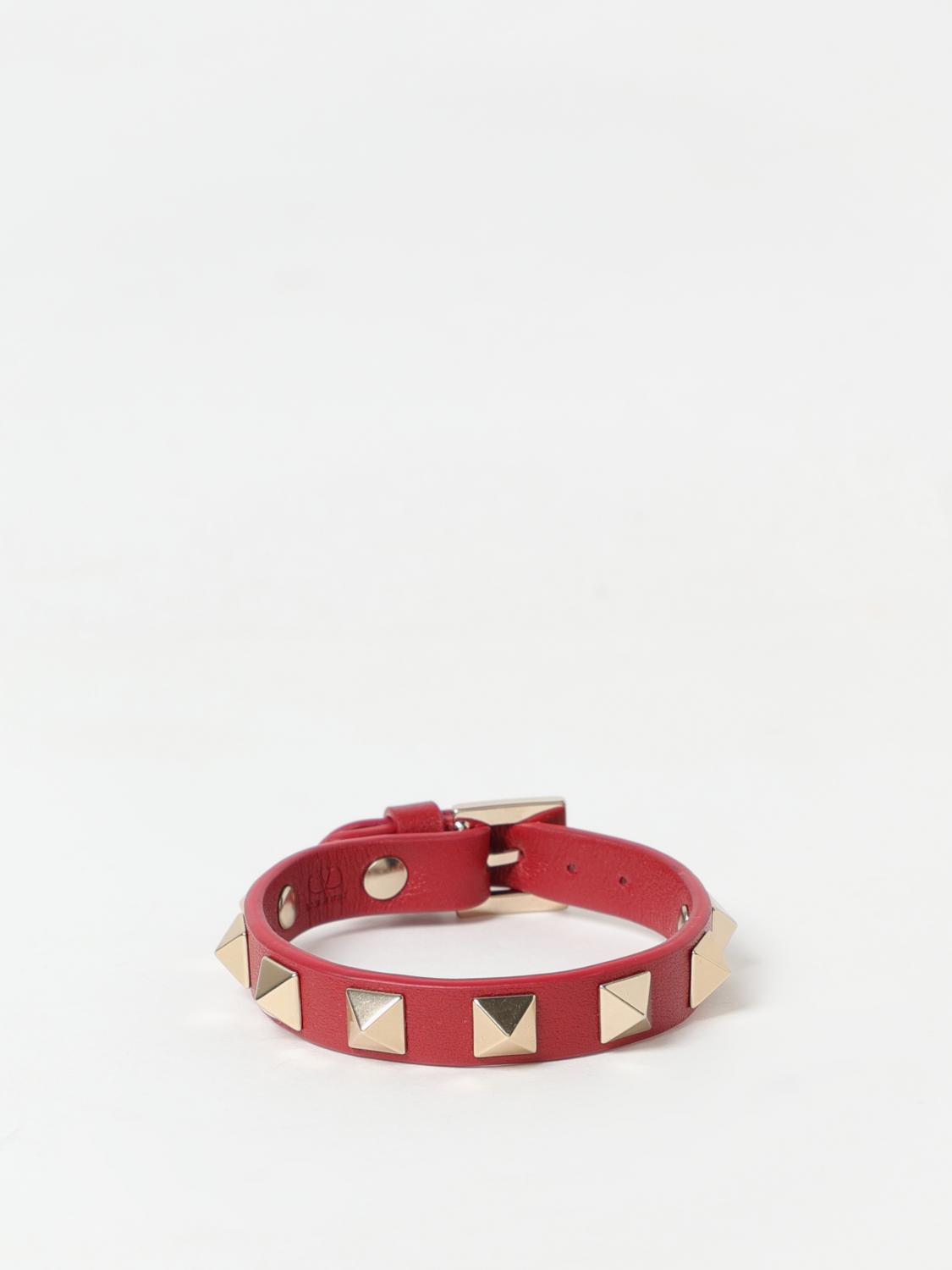 Giglio Bracciale Rockstud Valentino Garavani in pelle