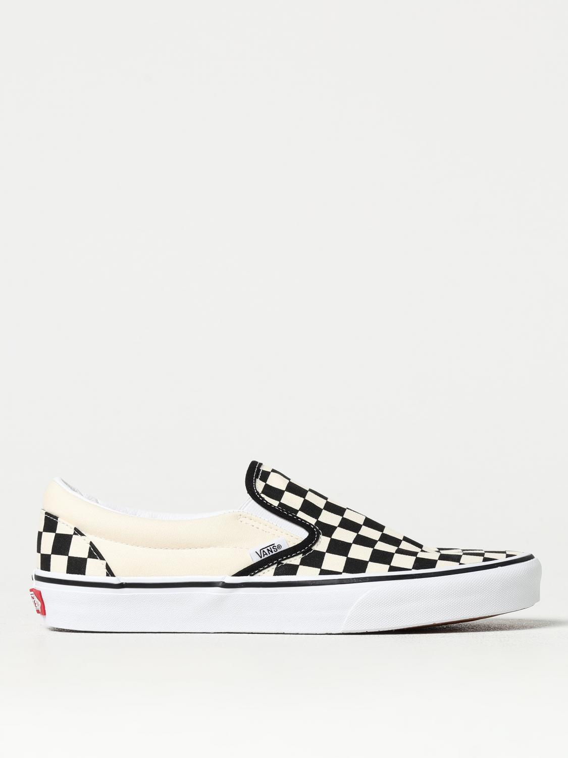 Giglio Sneakers Slip-On Vans in canvas con stampa a scacchi