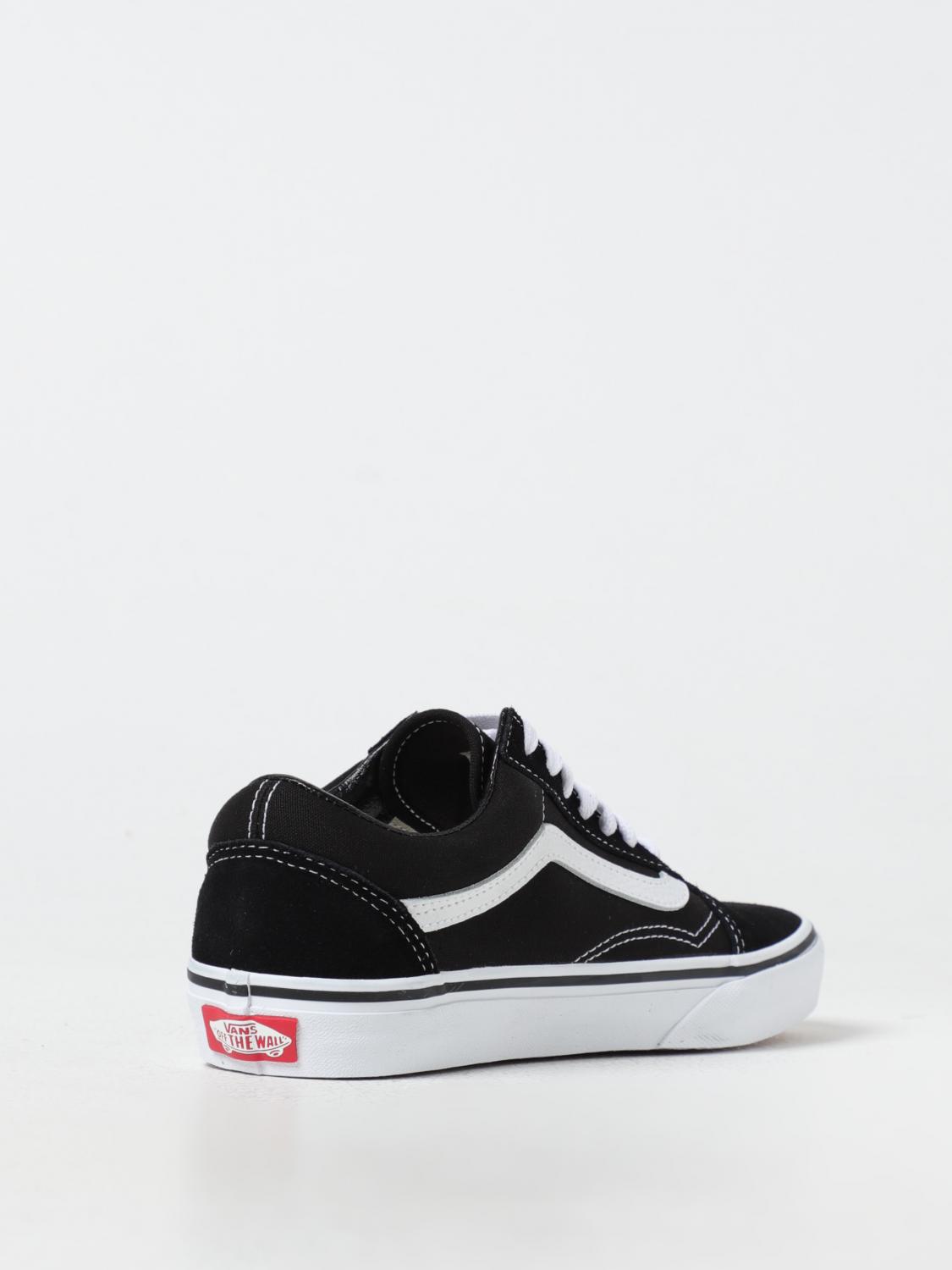 VANS SNEAKERS: Sneakers Old Skool Vans in camoscio e canvas , Nero - Img 3