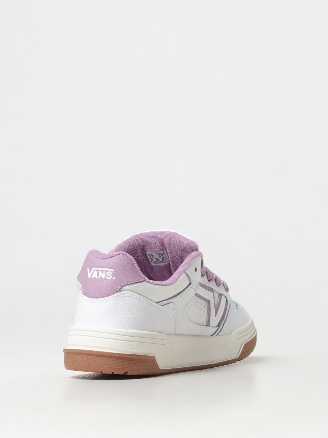 VANS SNEAKERS: Sneakers Upland Vintage Vans in pelle , Lilla - Img 3