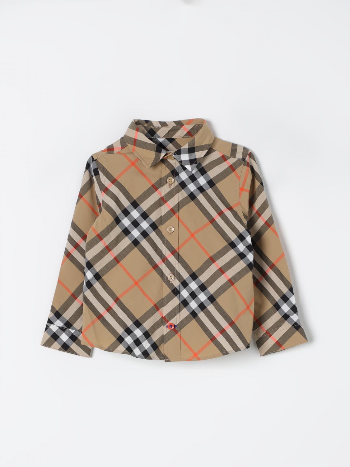 Burberry Shirt kids Kids - Beige | 8089804 | GIGLIO.COM