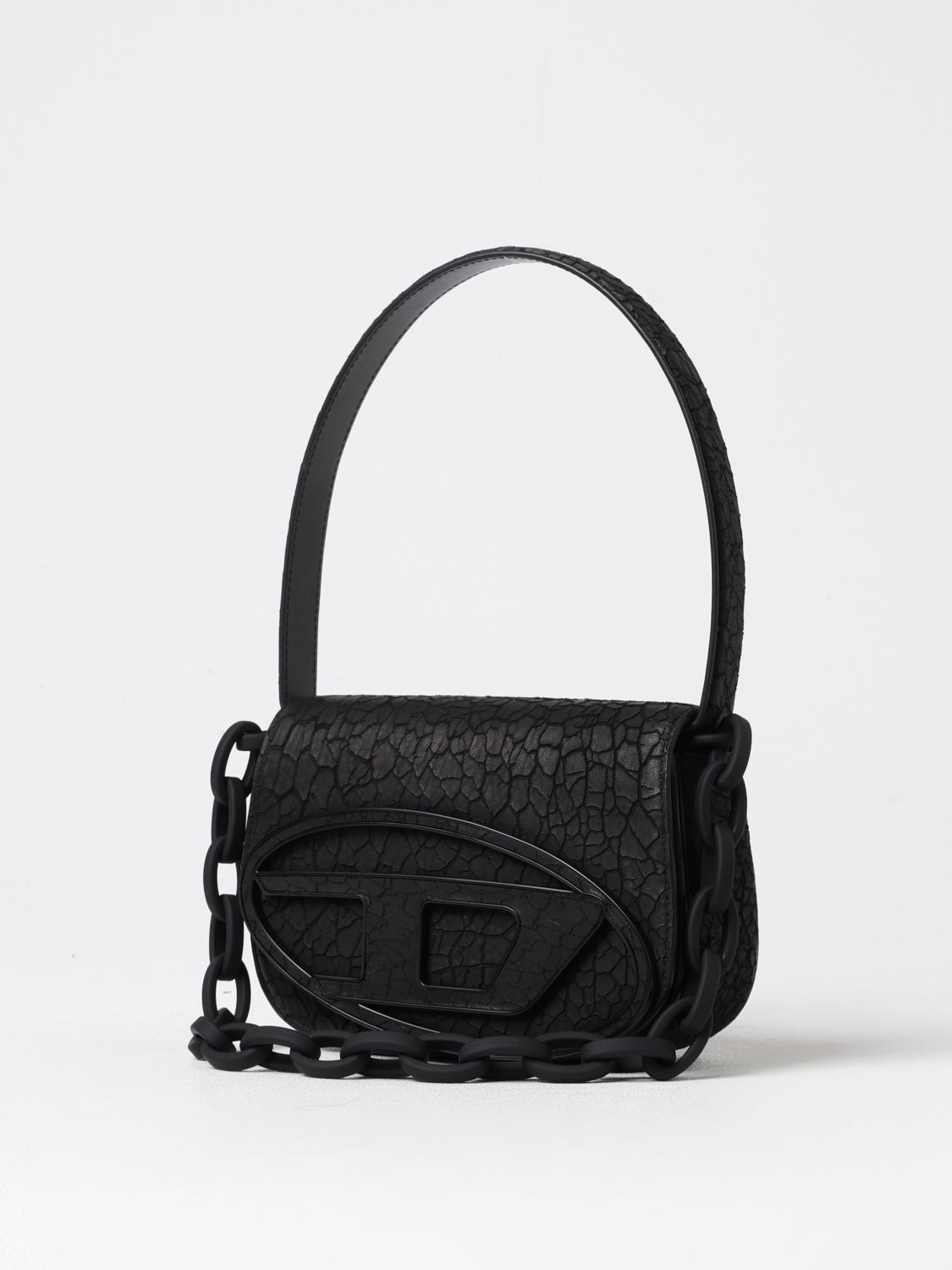 DIESEL BORSA MINI: Borsa 1DR Diesel in pelle arida , Nero - Img 4