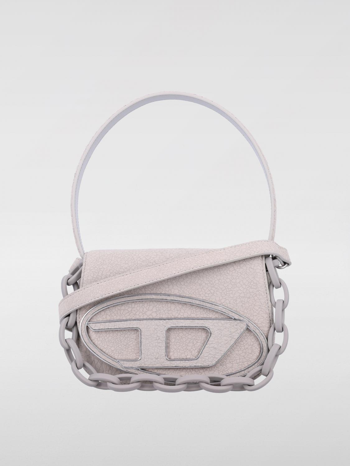 DIESEL MINI BAG: Shoulder bag woman Diesel, Grey - Img 1