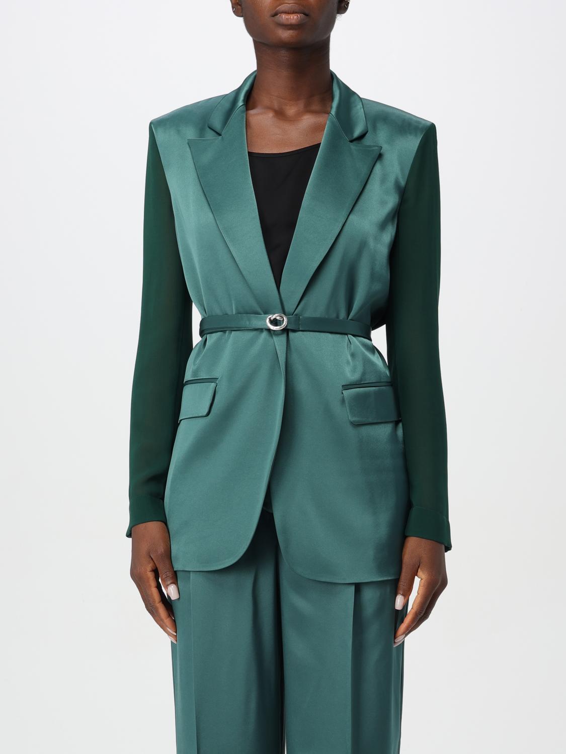 PINKO CHAQUETA: Americana mujer Pinko, Verde - Img 1