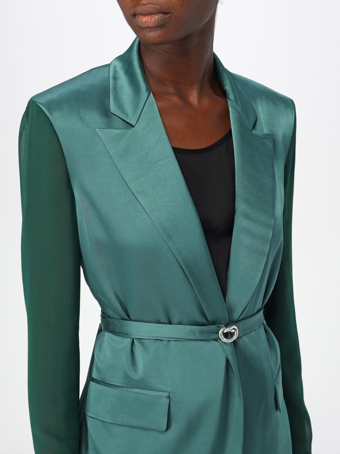 PINKO CHAQUETA: Americana mujer Pinko, Verde - Img 4