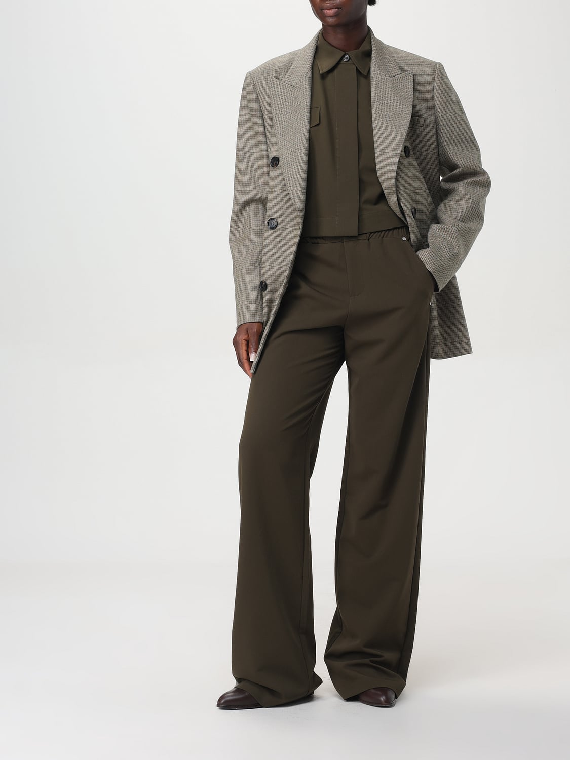 PINKO CAMICIA: Camicia Pinko in viscosa , Militare - Img 2