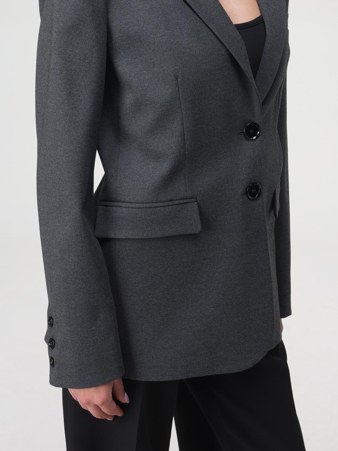 PINKO AMERICANA: Americana mujer Pinko, Gris - Img 4