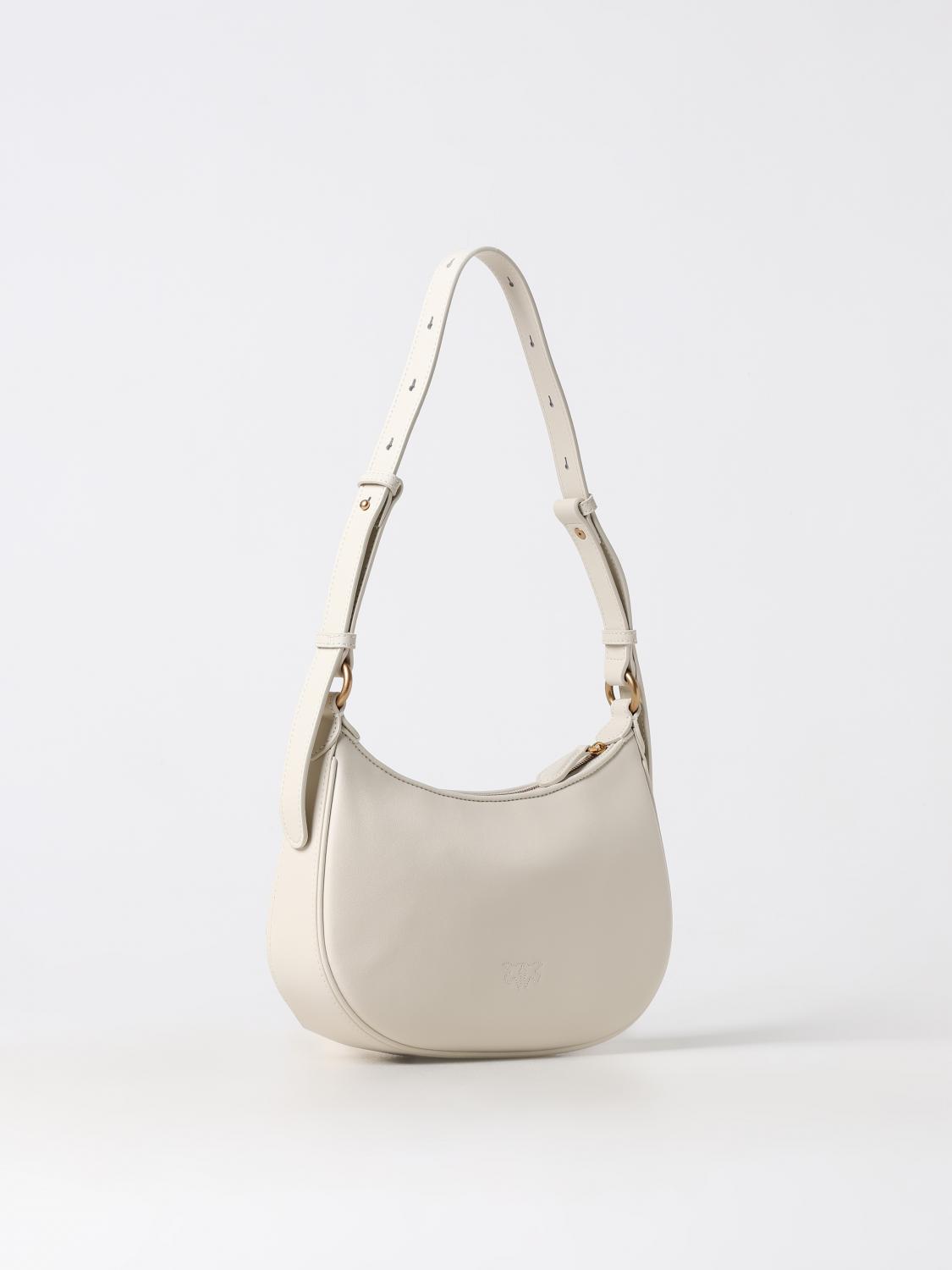 PINKO BORSA A SPALLA: Borsa Pinko in pelle , Bianco - Img 2