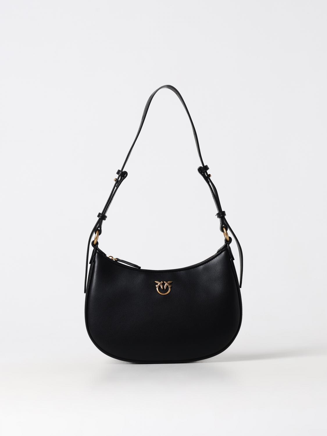 PINKO BORSA A SPALLA: Borsa Pinko in pelle , Nero - Img 1
